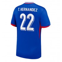 Maglia Calcio Francia Theo Hernandez #22 Prima Divisa Europei 2024 Manica Corta